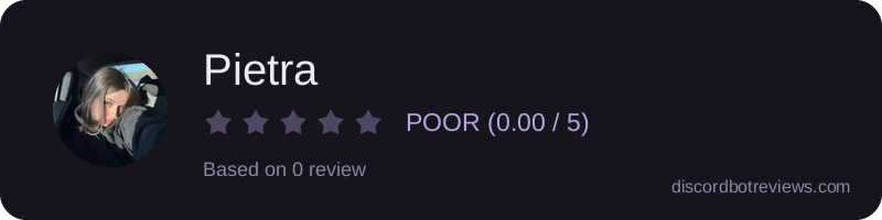Rating widget preview for Pietra