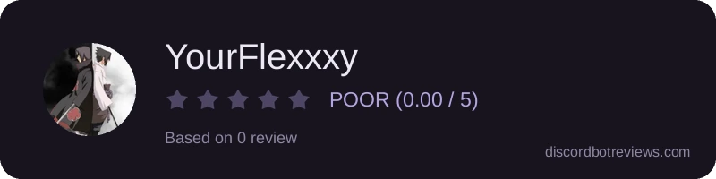 Rating widget preview for YourFlexxxy