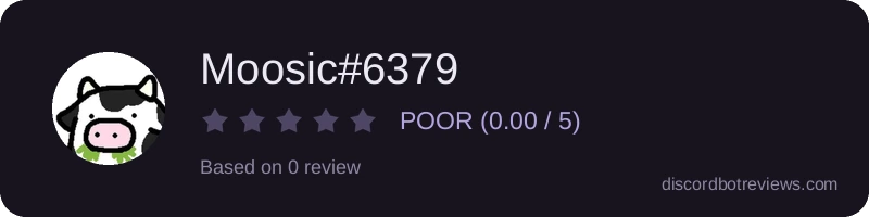 Rating banner for Moosic#6379