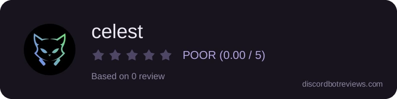 Rating widget preview for celest