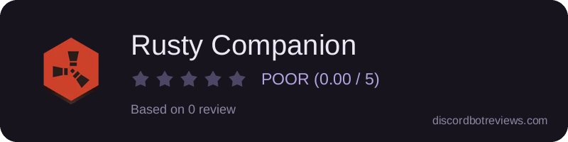 Rating widget preview for Rusty Companion