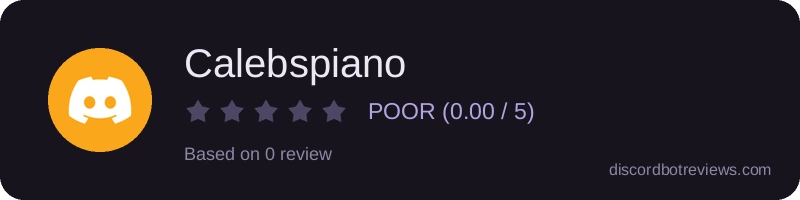 Rating widget preview for Calebspiano