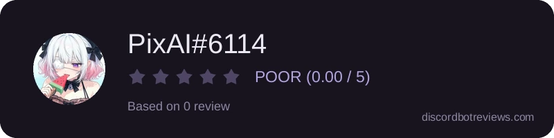 Rating widget preview for PixAI#6114