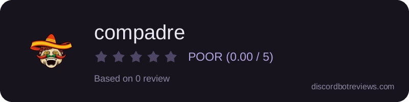 Rating widget preview for compadre