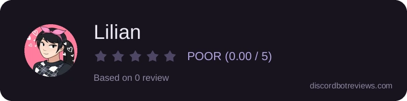 Rating widget preview for Lilian