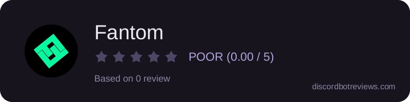Rating widget preview for Fantom