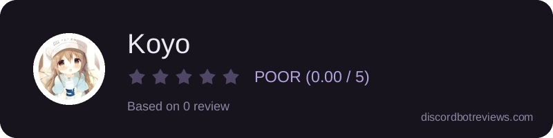 Rating widget preview for Koyo