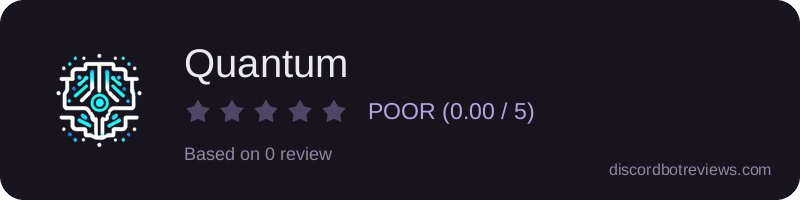 Rating widget preview for Quantum
