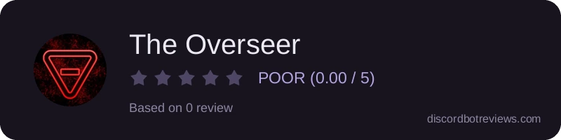 Rating widget preview for The Overseer