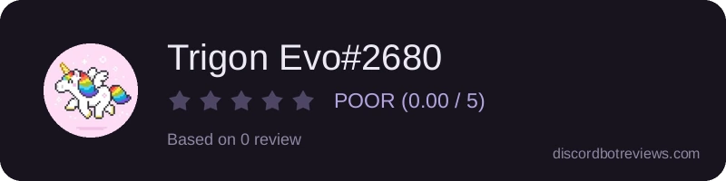 Rating widget preview for Trigon Evo#2680