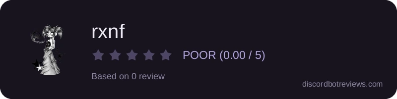 Rating widget preview for rxnf