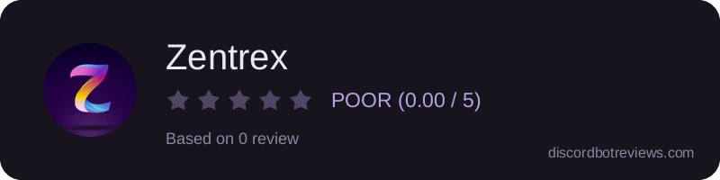 Rating widget preview for Zentrex