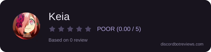 Rating widget preview for Keia