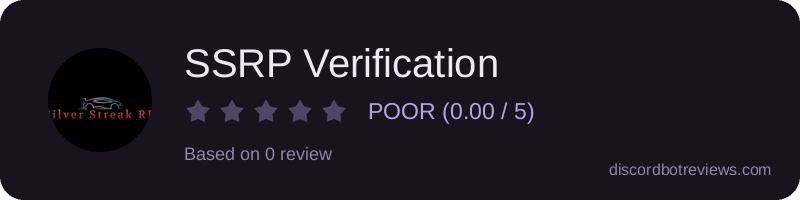 Rating widget preview for SSRP Verification