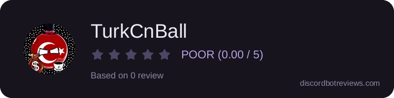 Rating widget preview for TurkCnBall