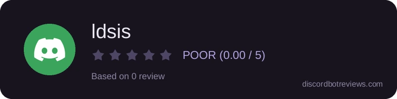 Rating banner for ldsis