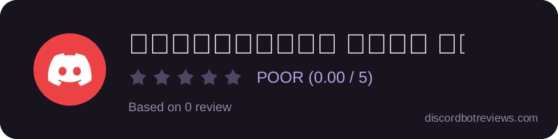 Rating widget preview for ℳ𝒶𝓇𝓀𝒜𝓂𝒶𝒹𝒾𝓈 ℬ𝒶𝓃𝒹 ℬℴ𝓉