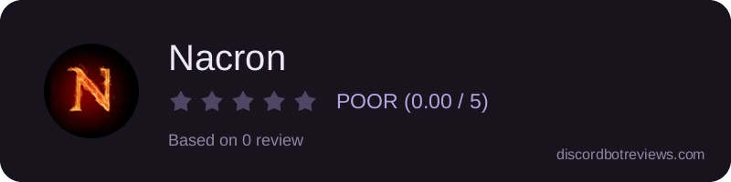 Rating widget preview for Nacron