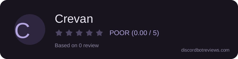 Rating banner for Crevan