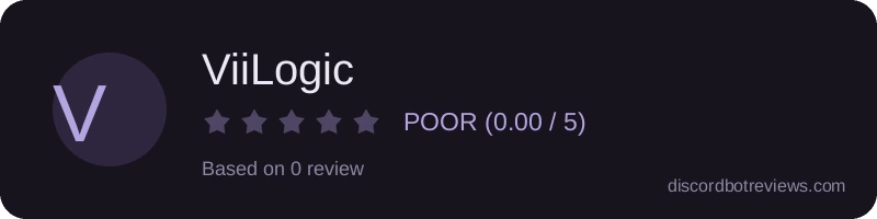 Rating widget preview for ViiLogic