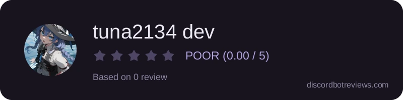 Rating widget preview for tuna2134 dev
