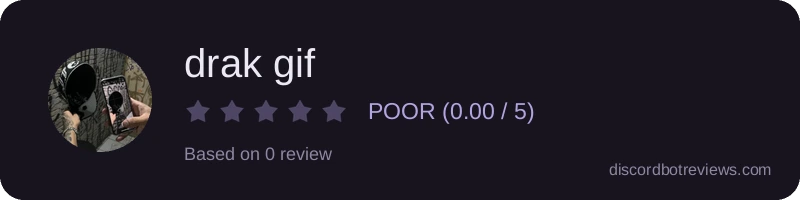 Rating widget preview for drak gif
