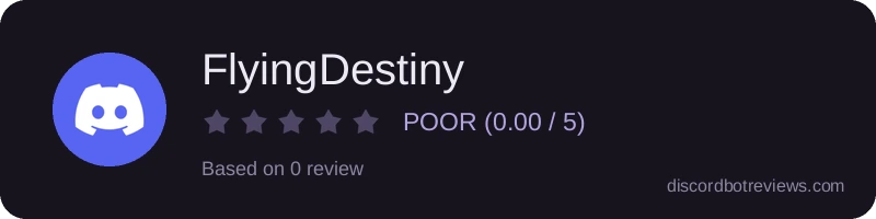 Rating widget preview for FlyingDestiny