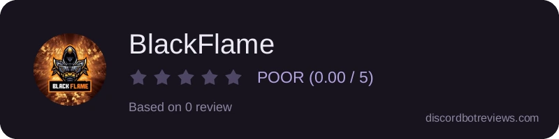 Rating widget preview for BlackFlame