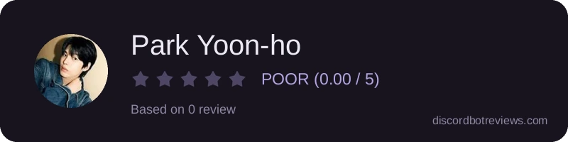 Rating widget preview for Park Yoon-ho