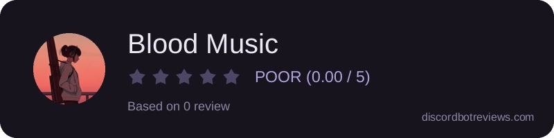 Rating widget preview for Blood Music