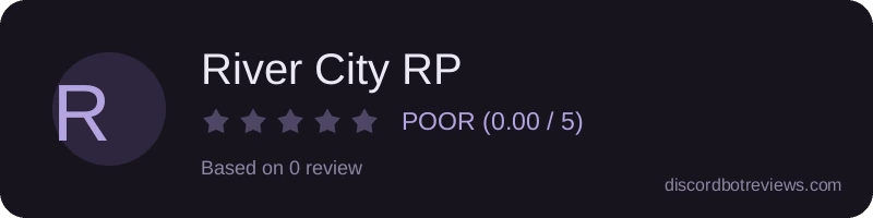 Rating widget preview for River City RP
