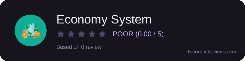 Rating widget preview for Economy System