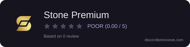 Rating widget preview for Stone Premium