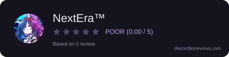 Rating widget preview for NextEra™