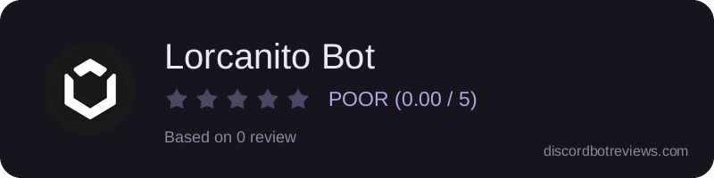 Rating banner for Lorcanito Bot