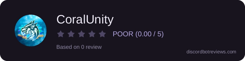 Rating widget preview for CoralUnity
