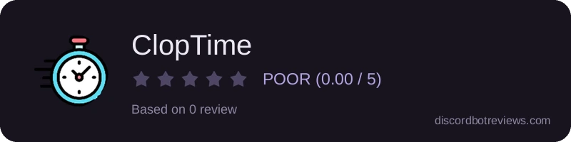 Rating banner for ClopTime