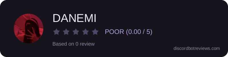 Rating widget preview for DANEMI