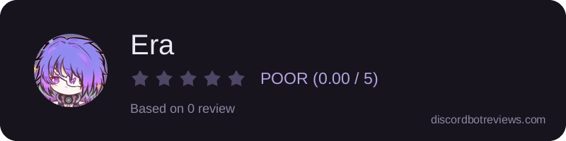 Rating widget preview for Era
