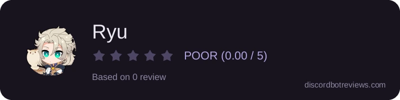 Rating widget preview for Ryu