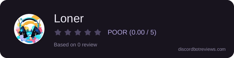 Rating widget preview for Loner