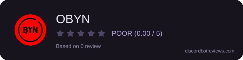 Rating widget preview for OBYN