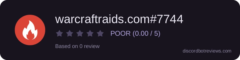 Rating widget preview for warcraftraids.com#7744
