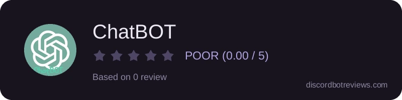 Rating widget preview for ChatBOT
