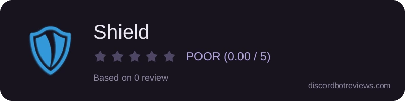 Rating banner for Shield