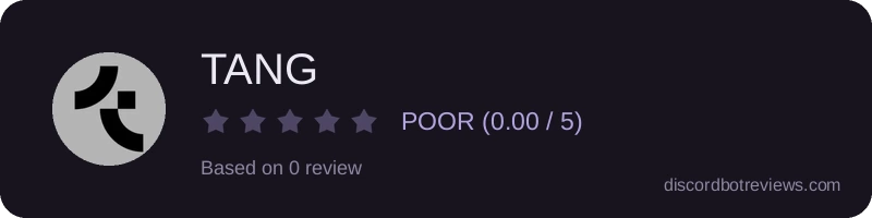 Rating widget preview for TANG