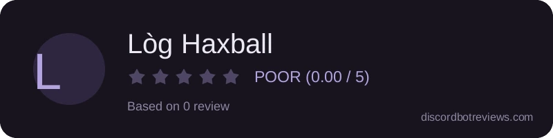 Rating widget preview for Lòg Haxball