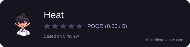 Rating widget preview for Heat