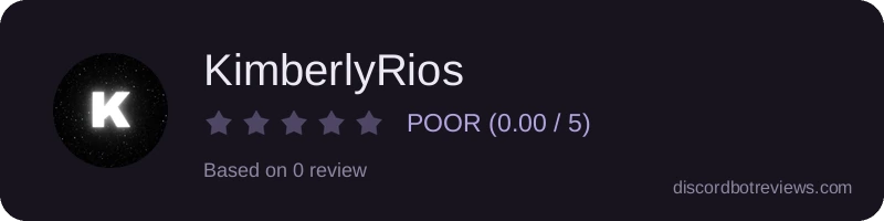 Rating widget preview for KimberlyRios