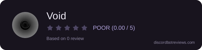 Rating banner for Void